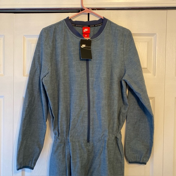 NIKE International Squadron Jumpsuit Utility Blue - Picture 3 of 8